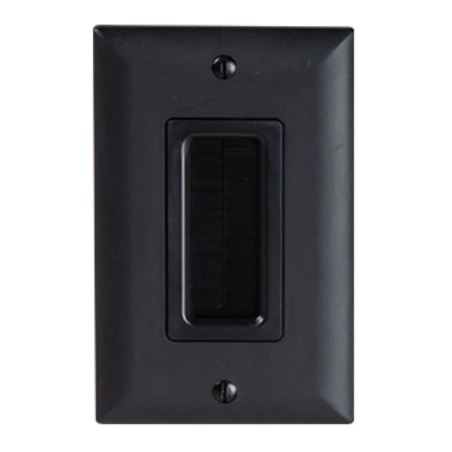 On-Q 1-Gang Cable Access Wall plate, Black