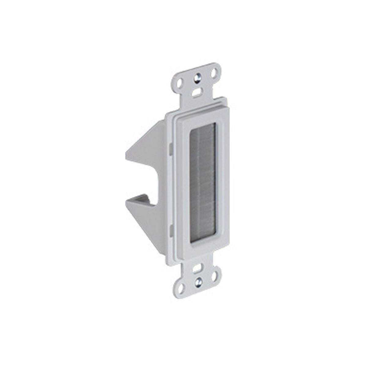 On-Q 1-Gang Cable Access Wall plate, White