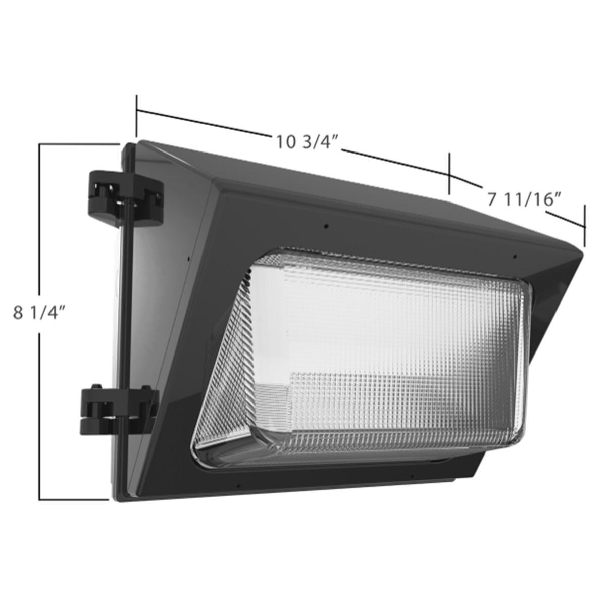 LED Wall Pack With Photocell, 29 Watts Adjustable, 4200 Lumens, 30K/40K/50K, 120-277V - Bees Lighting