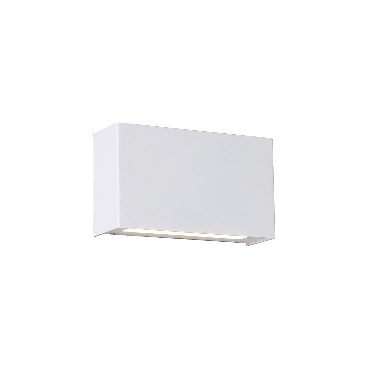 Blok 12 In LED Wall Light 3000K White Finish