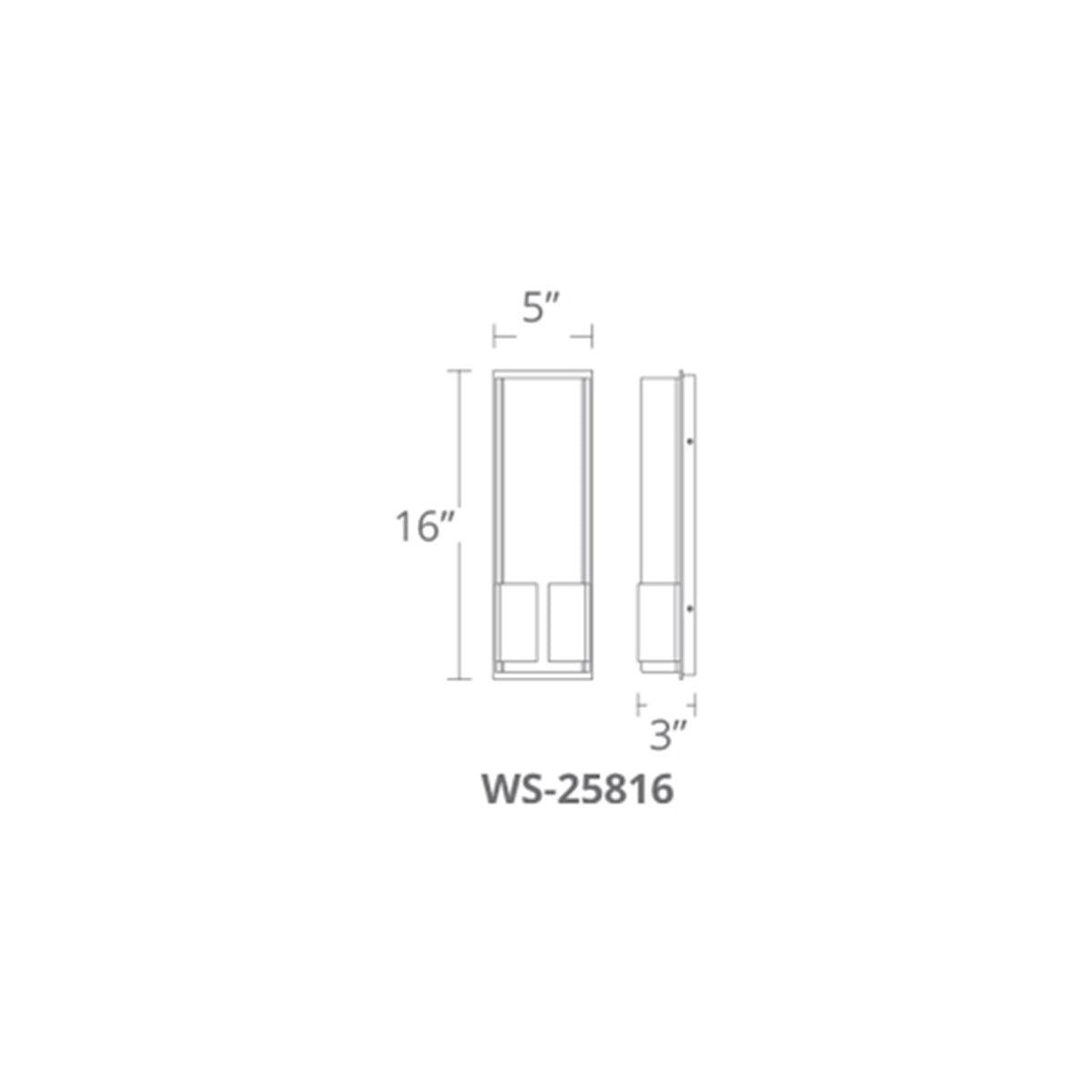 Vodka 16 in. LED Wall Light - Bees Lighting