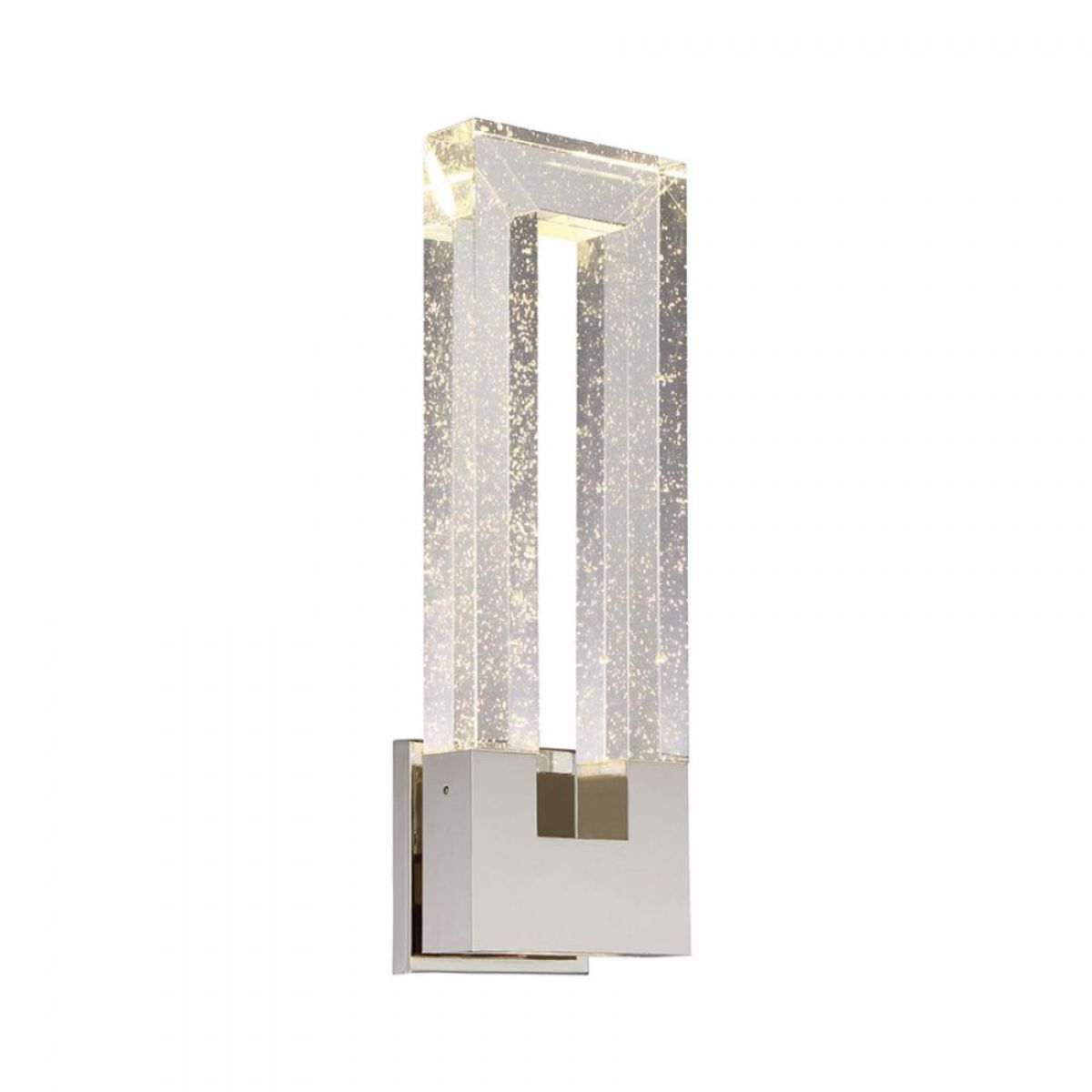 Chill 18 in. LED Wall Light Nickel Finish