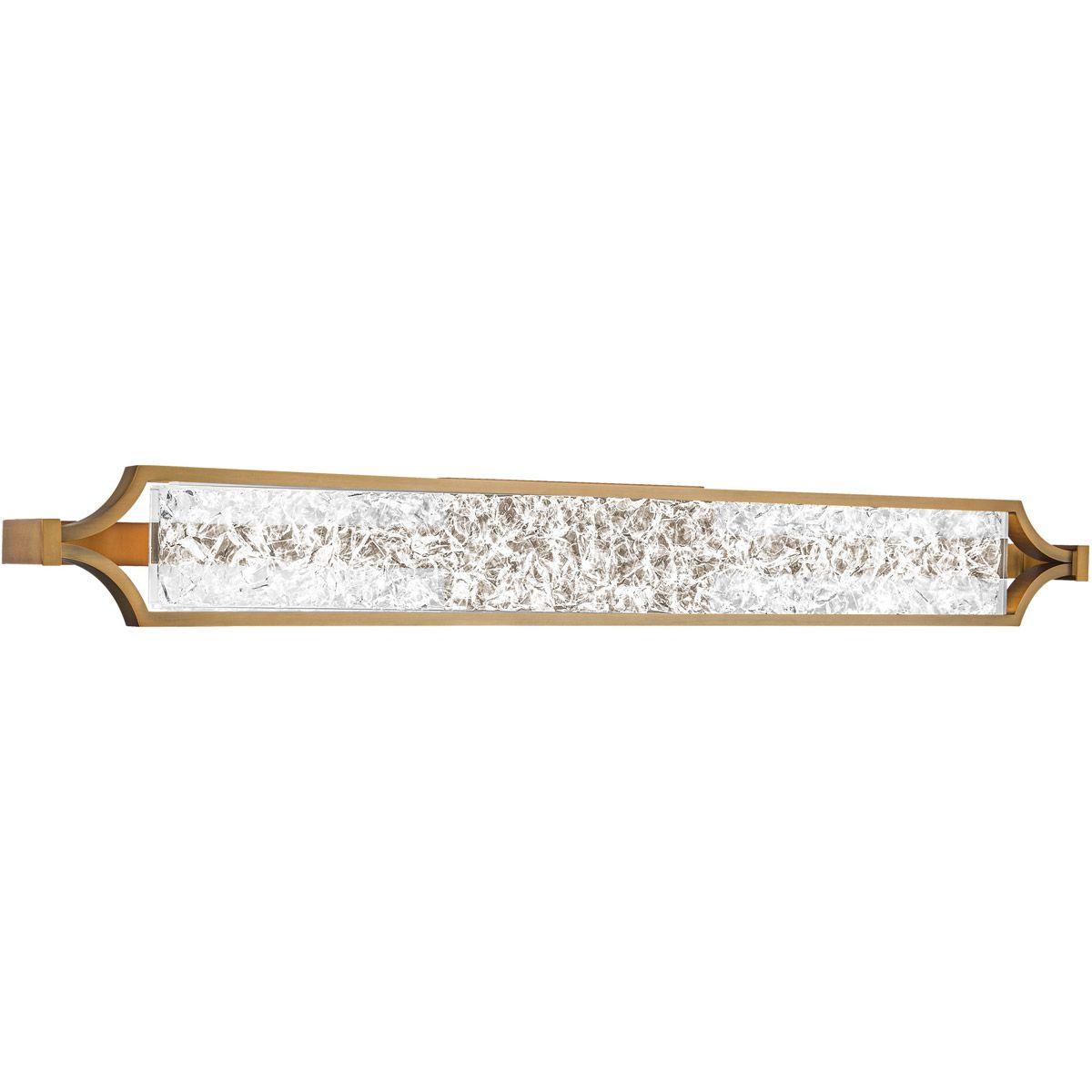 Emblem 38 in. LED Bath Bar Brass Finish - Bees Lighting