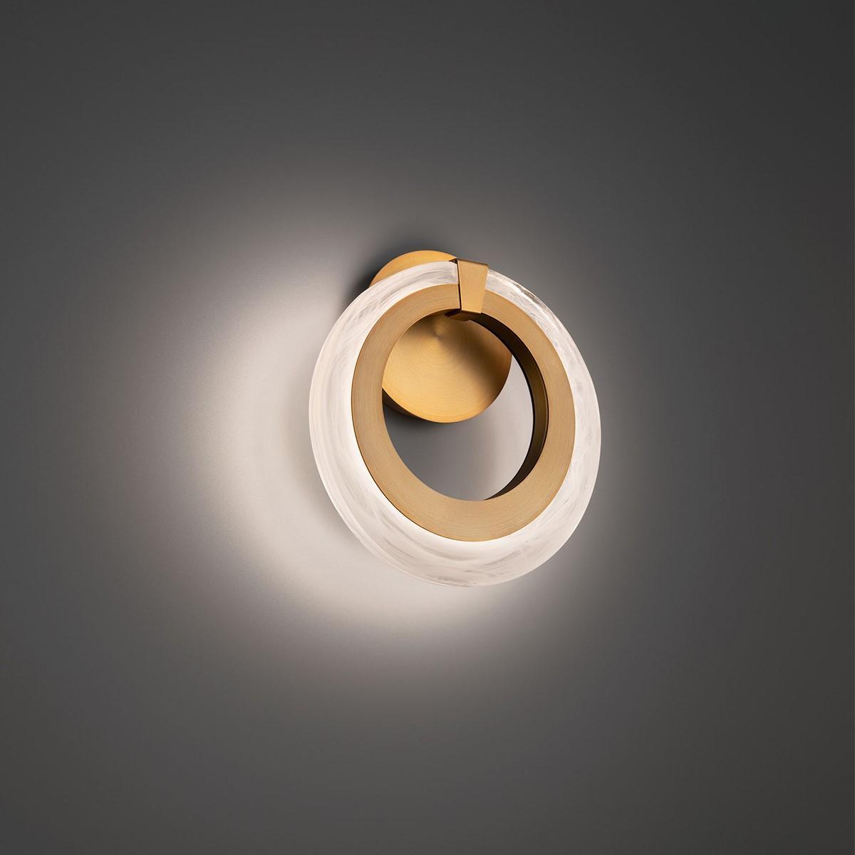 Serenity 11 in. LED Wall Light Brass finish - Bees Lighting