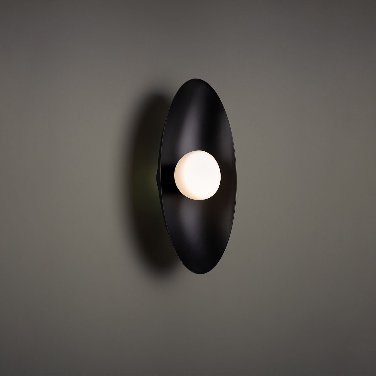 Glamour 18 in. LED Wall Light 3500K Black finish