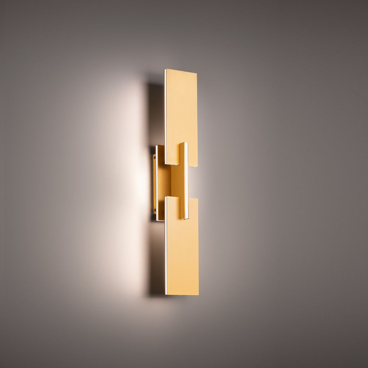 Amari 22 in. LED Wall Sconce Brass finish