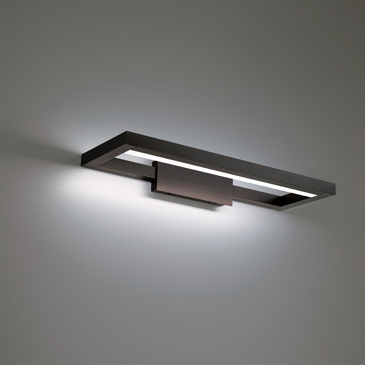 View 20 in. LED Bath Bar 644 Lumens 3500K Black finish