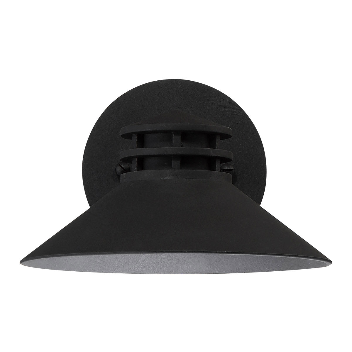 Sodor 8 In LED Outdoor Outdoor Wall Sconce Black Finish - Bees Lighting