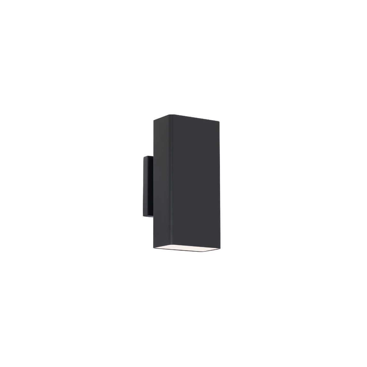 Edgey 10 in. LED Outdoor Wall Sconce 3000K Black Finish - Bees Lighting