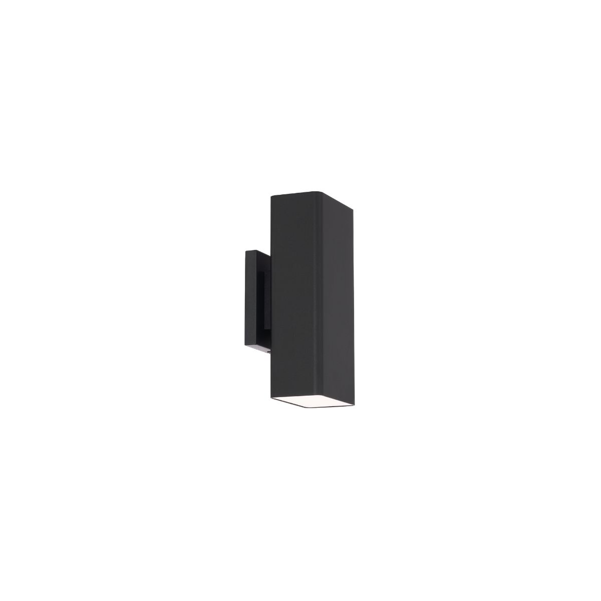 Edgey 10 in. LED Outdoor Wall Sconce 3000K Black Finish - Bees Lighting