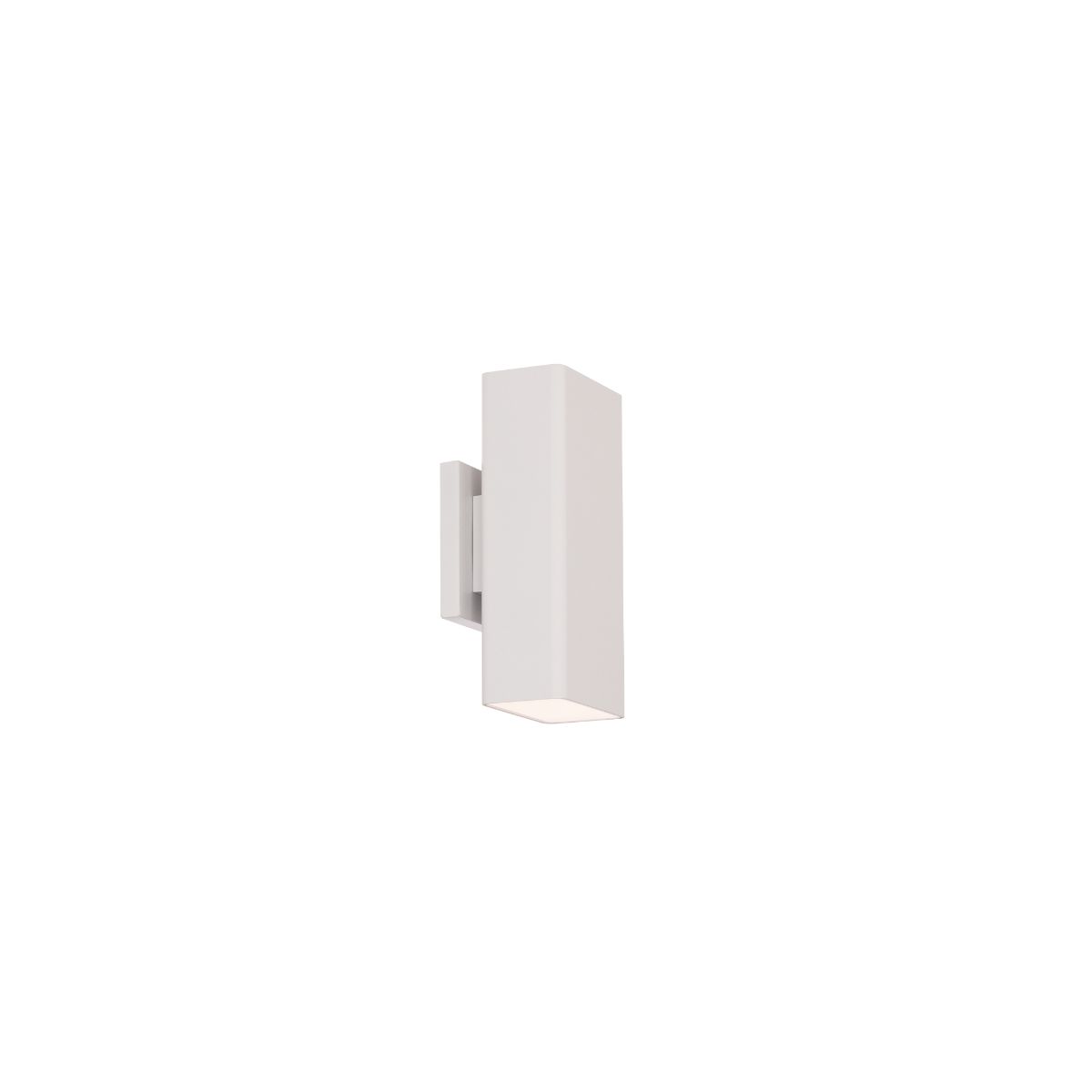 Edgey 10 in. LED Outdoor Wall Sconce 3500K White Finish - Bees Lighting