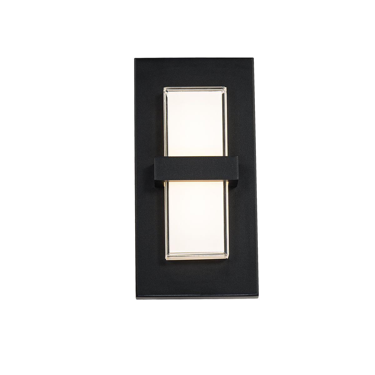 Bandeau 10 in LED Outdoor Wall Sconce 192 Lumens Black Finish - Bees Lighting