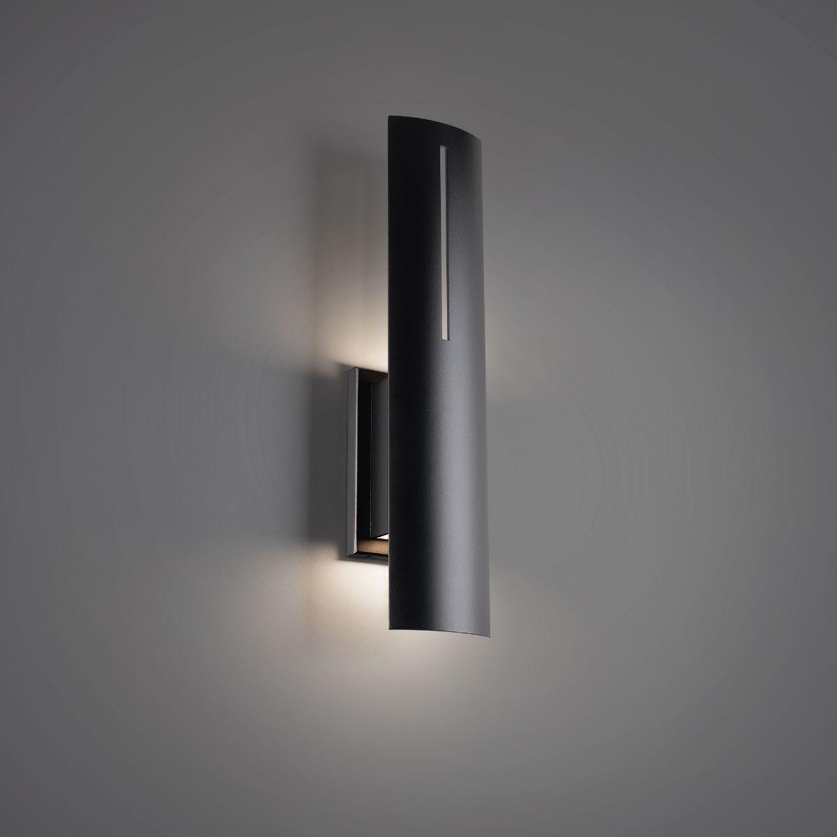 Aegis 20 In. LED Outdoor Wall Sconce 3000K Black Finish - Bees Lighting