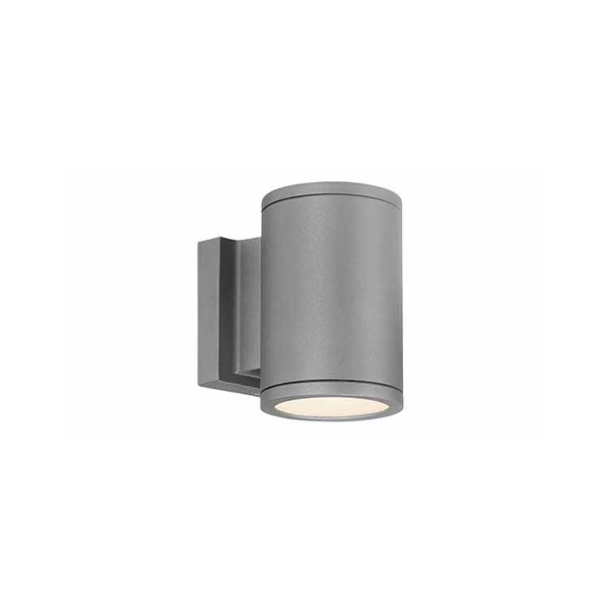 Tube 7 in. Up and Down LED Outdoor Wall Light 120-277V, 3000K Graphite - Bees Lighting