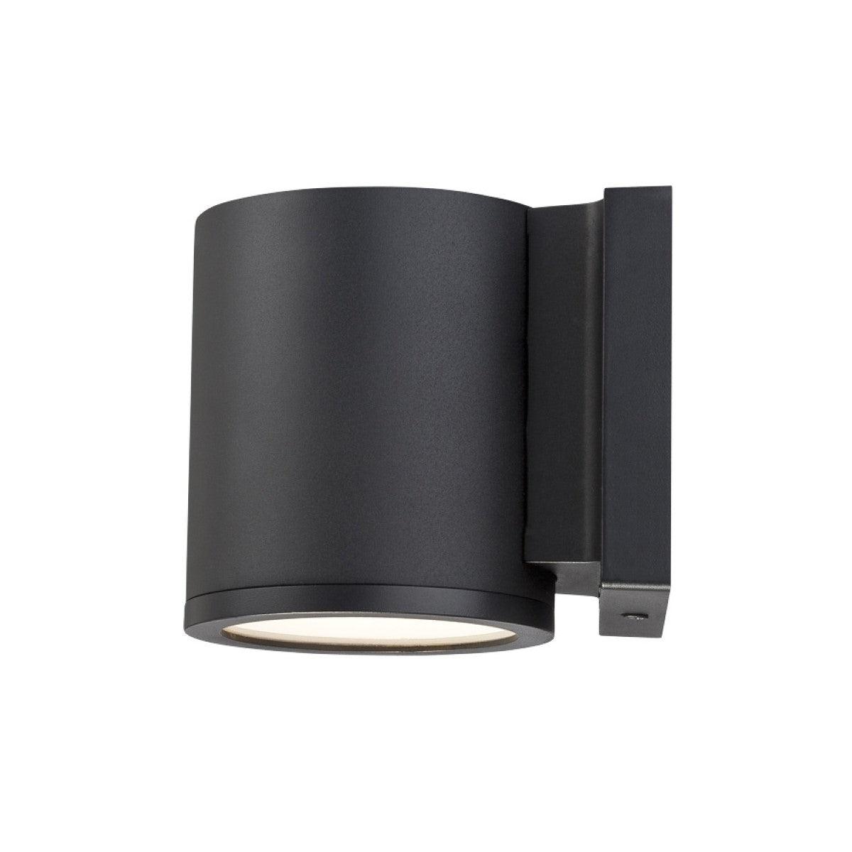 Tube 5 in. Up and Down LED Outdoor Wall Light 120-277V, 3000K Black - Bees Lighting