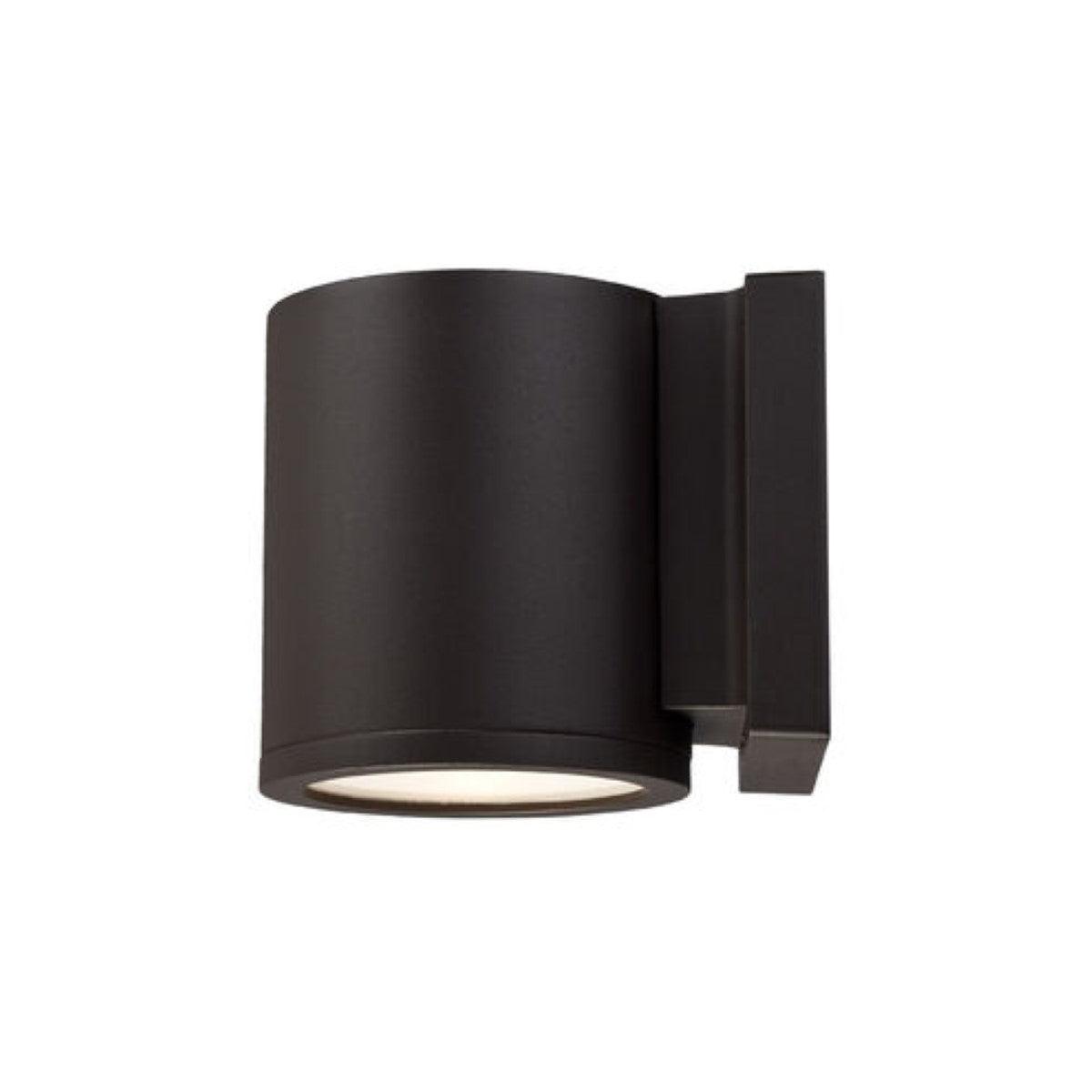 Tube 5 in. Up and Down LED Outdoor Wall Light 120-277V, 3000K Bronze - Bees Lighting