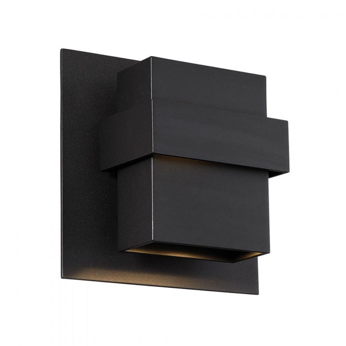 Pandora 9 In. LED Outdoor Wall Sconce 410 lumens Black Finish