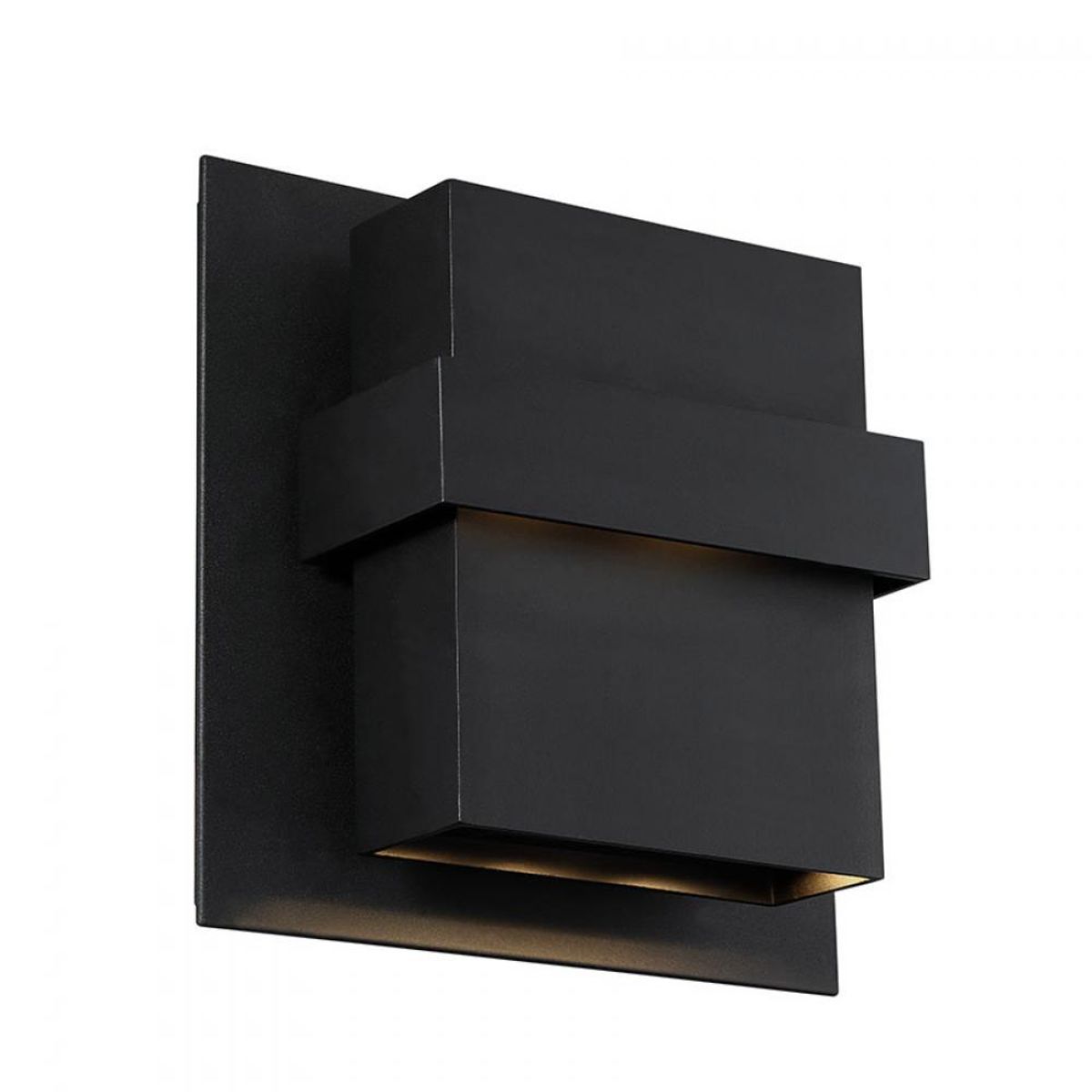 Pandora 11 In. LED Outdoor Wall Sconce 415 lumens Black Finish