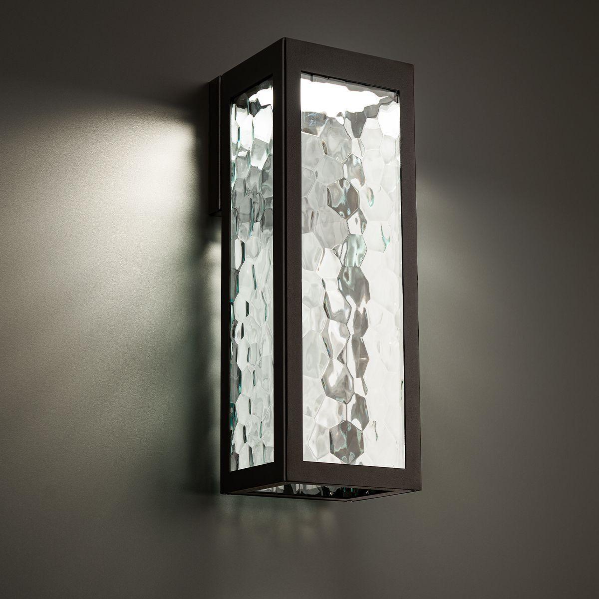 Hawthorne 11 in LED Outdoor Wall Sconce 173 Lumens 3000K Black Finish - Bees Lighting