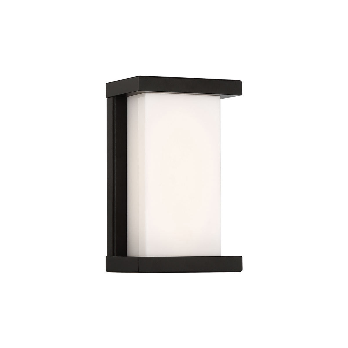 Case 9 in. LED Outdoor Wall Sconce 3000K Black Finish - Bees Lighting