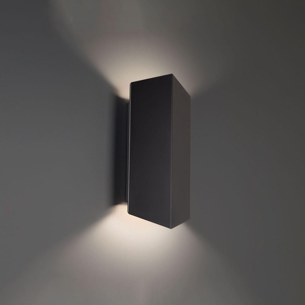 SUMMIT 14 in. LED Outdoor Wall Sconce 3000K Black Finish - Bees Lighting