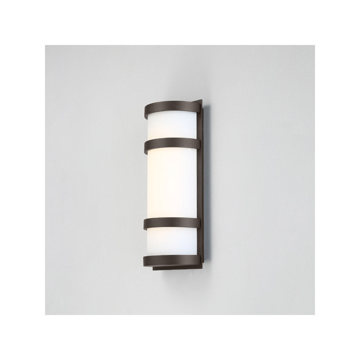 Latitude 14 In. LED Outdoor Wall Sconce 3000K Bronze