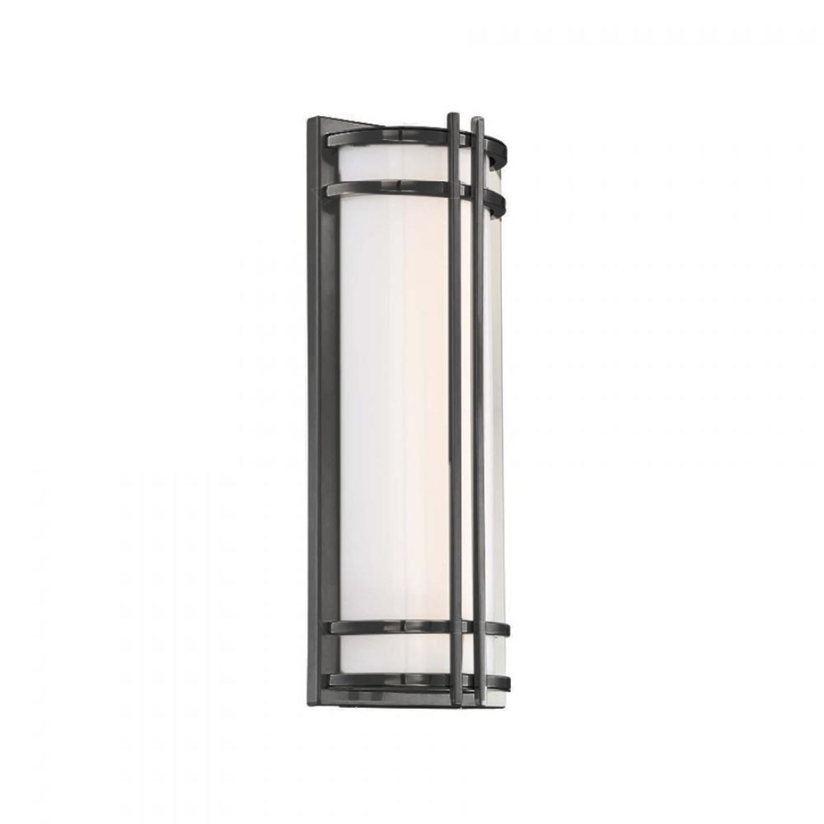 Skyscraper 18 In. LED Outdoor Wall Sconce 741 lumens Bronze Finish