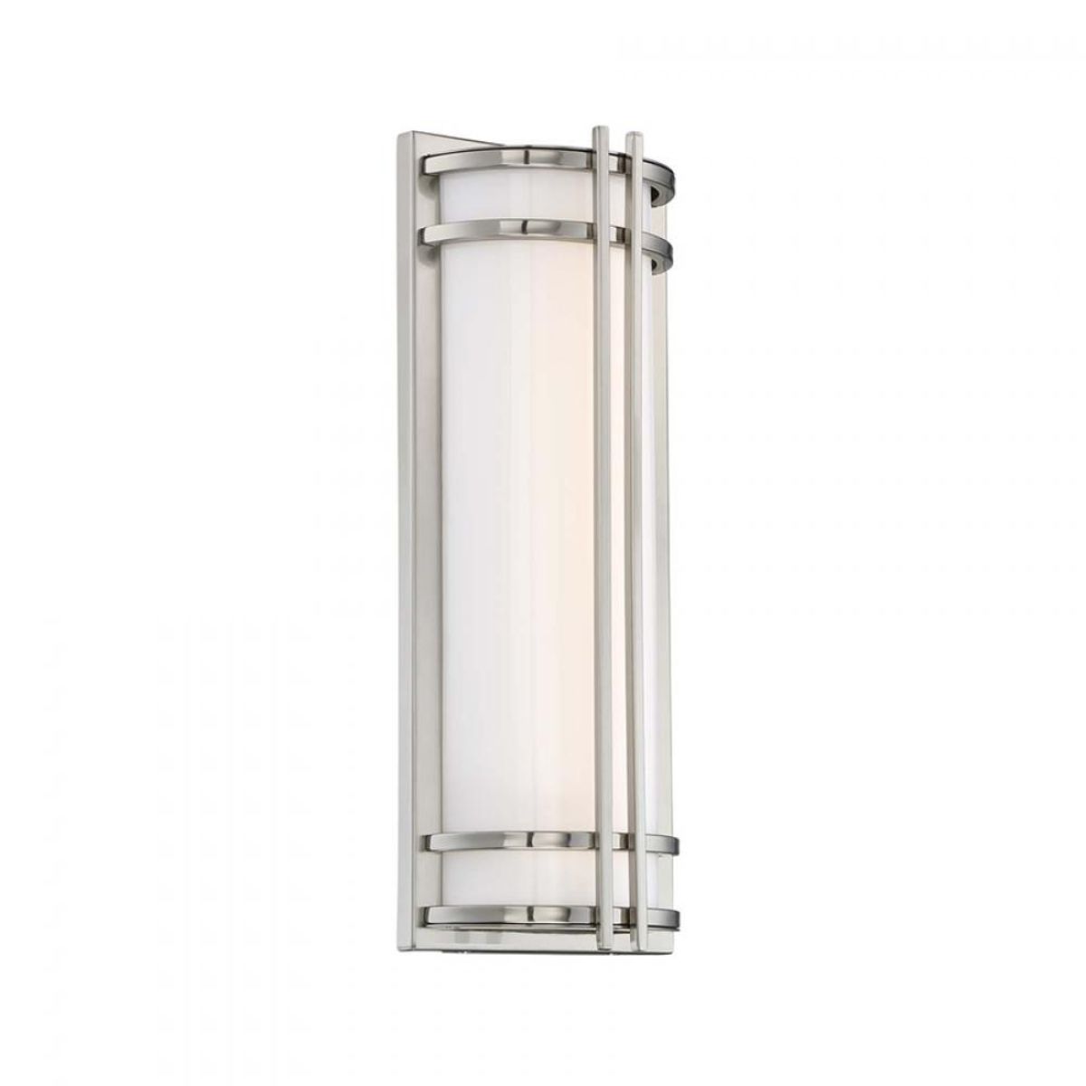 Skyscraper 18 In. LED Outdoor Wall Sconce 741 lumens Stainless Steel Finish