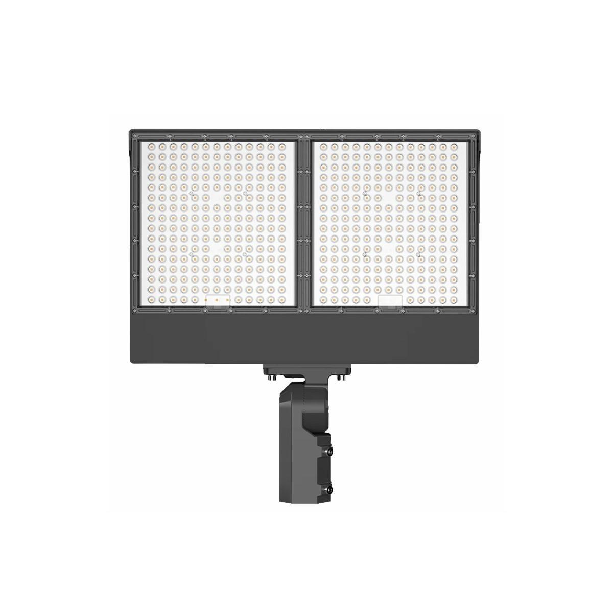 Dusk to Dawn LED Flood Light, 175/250/330W, 30K/40K/50K, 120-277V, Slipfitter Mount - Bees Lighting