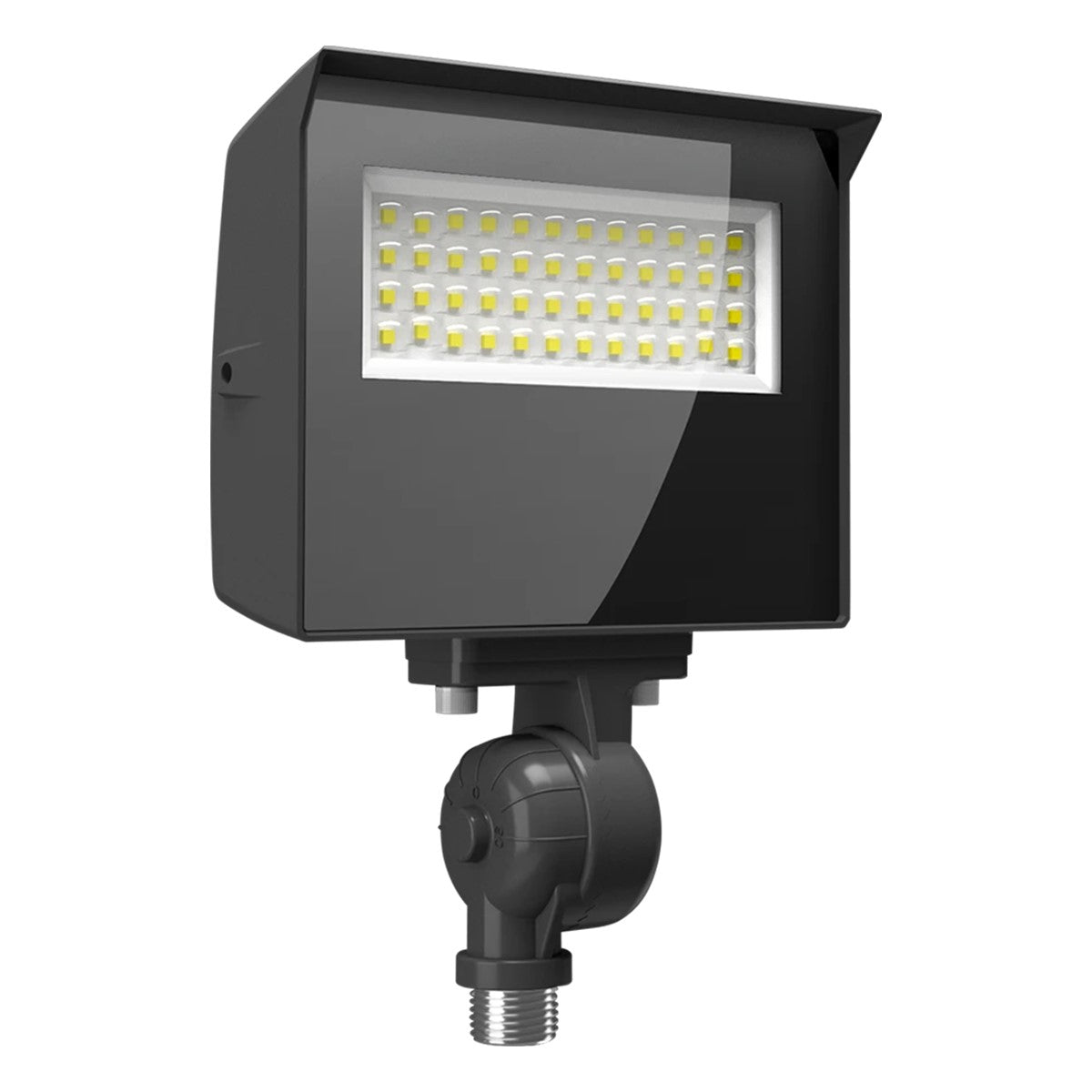 LED Flood Light, 3000 Lumens, 10/13/17/20W, 30K/40K/50K, 120-277V, Knuckle Mount - Bees Lighting