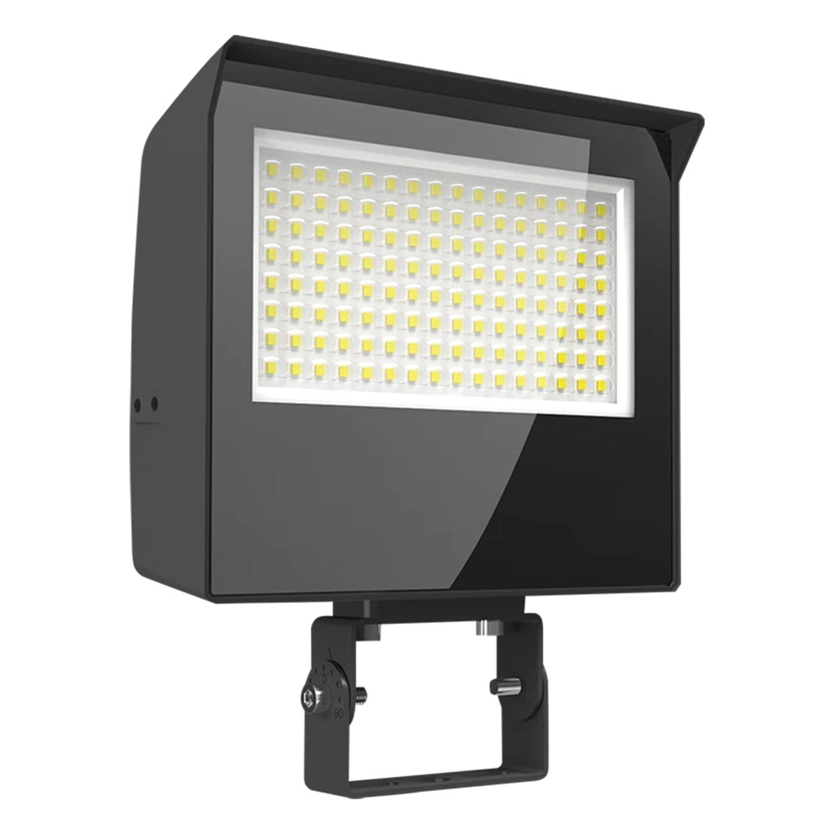 LED Flood Light, 10000 Lumens, 30/40/50/60W, 30K/40K/50K, 120-277V, Knuckle Mount - Bees Lighting