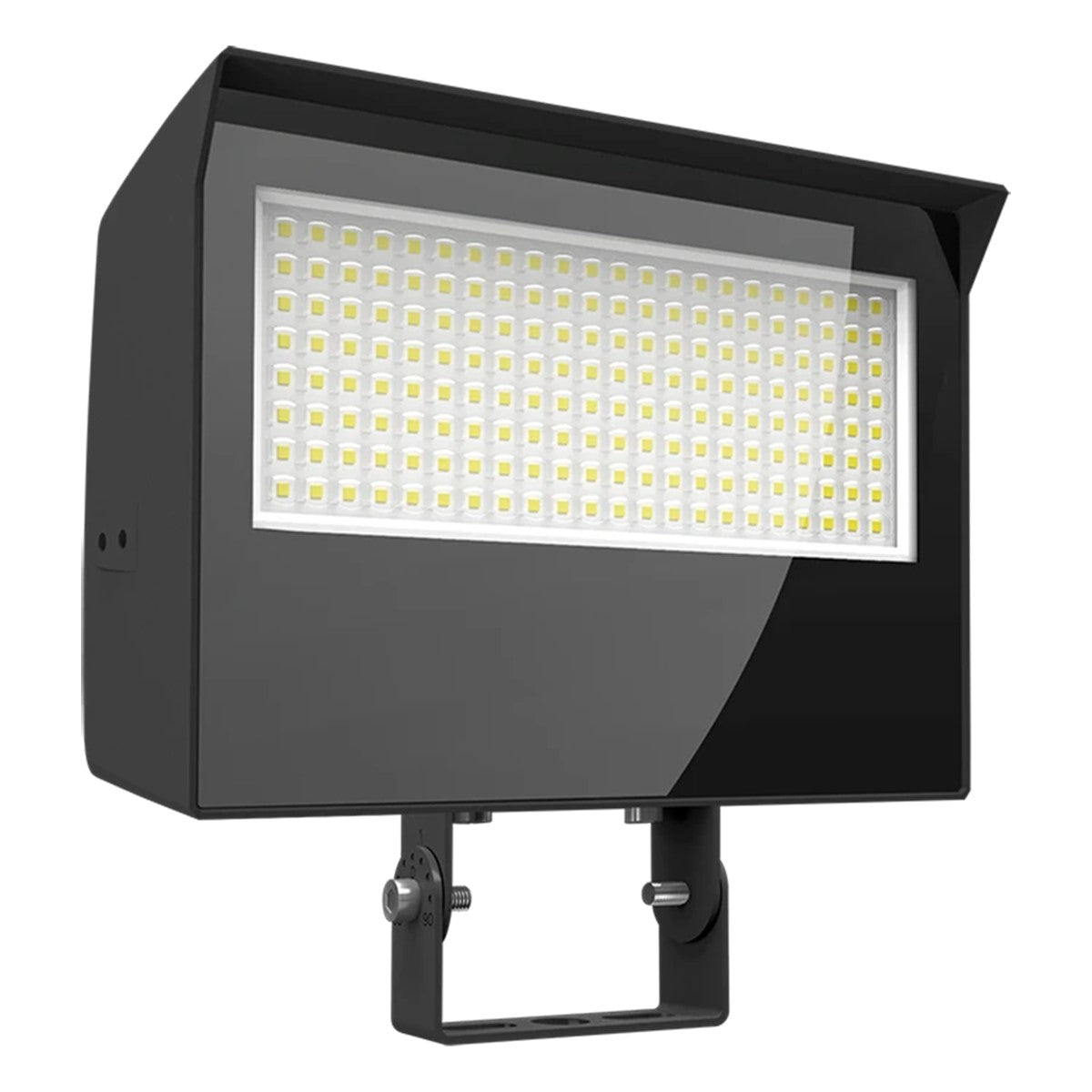 LED Flood Light, 13000 Lumens, 50/60/70/80W, 30K/40K/50K, 120-277V, Knuckle Mount - Bees Lighting