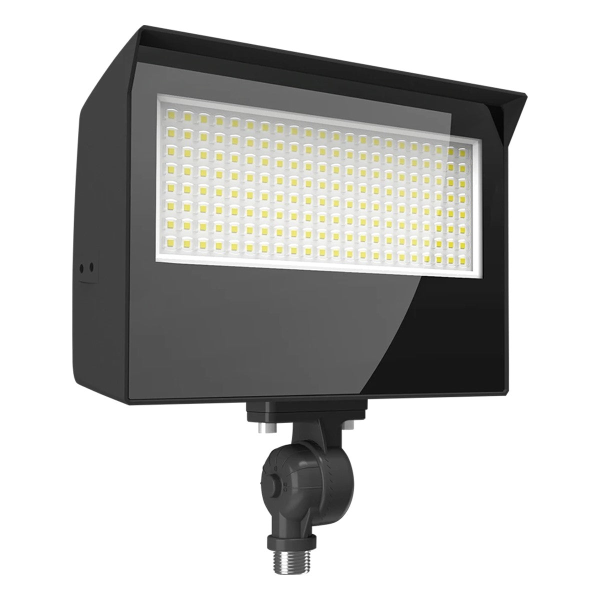 LED Flood Light, 13000 Lumens, 50/60/70/80W, 30K/40K/50K, 120-277V, Knuckle Mount - Bees Lighting