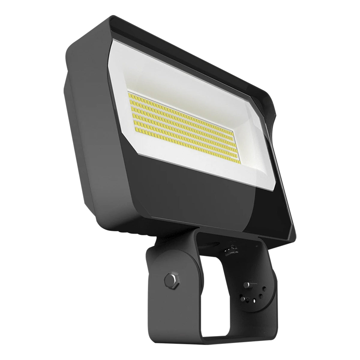 Dusk To Dawn LED Flood Light, 70/80/90W, 14000 Lumens, 30K/40K/50K, 120-277V, Trunnion Mount - Bees Lighting