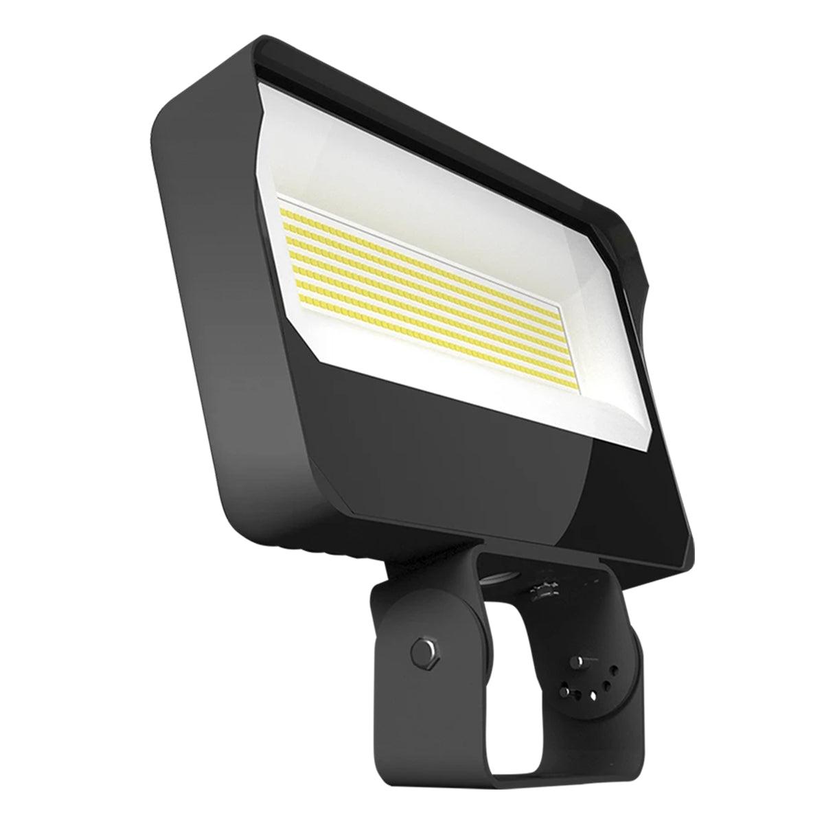 Dusk To Dawn LED Flood Light, 95/110/130W, 20000 Lumens, 30K/40K/50K, 120-277V, Trunnion Mount - Bees Lighting