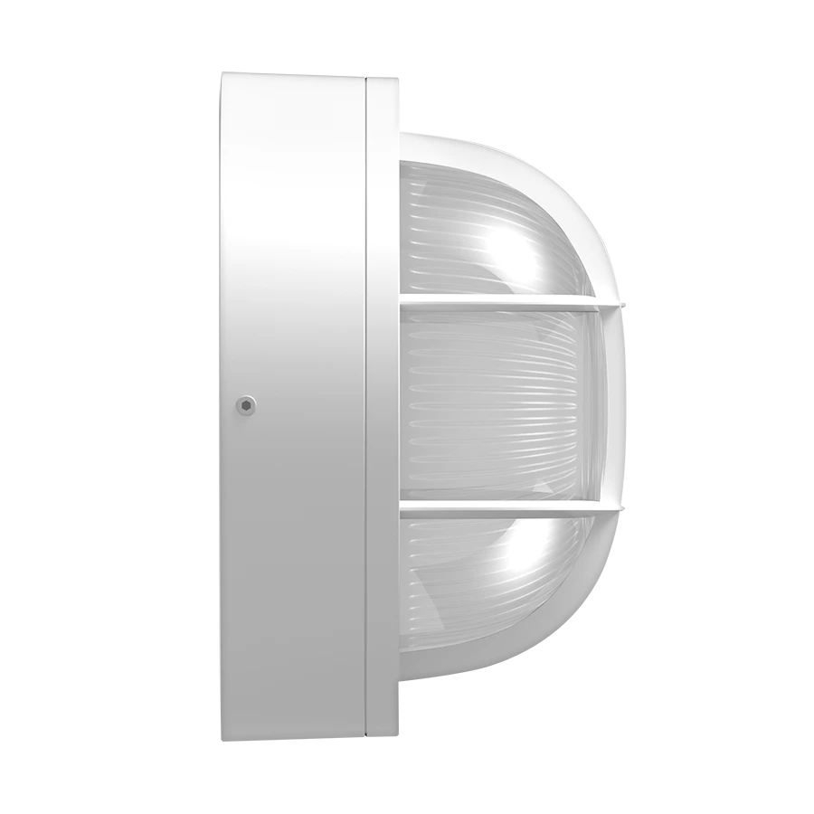 15W LED Outdoor Bulkhead, 1600 Lumens, 30K/40K/50K, White Finish - Bees Lighting