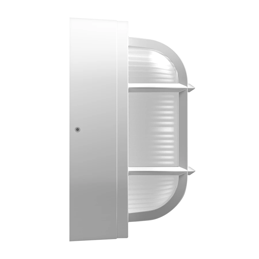 20W LED Outdoor Bulkhead, 2000 Lumens, 30K/40K/50K, White Finish - Bees Lighting