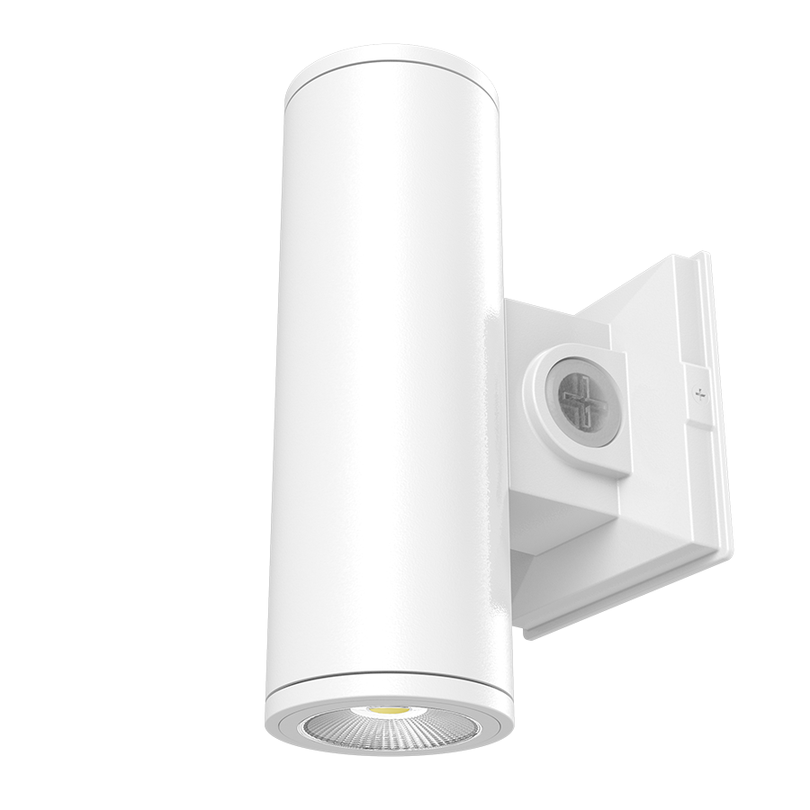 CD34 3" Up/Down LED Cylinder Wall Light, Selectable CCT, White, 120/277V