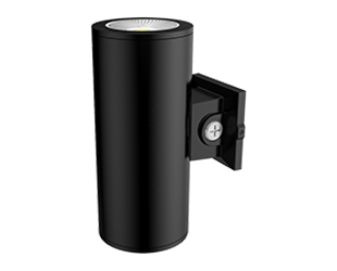 CD34 6" Up/Down LED Cylinder Wall Light, Selectable CCT, Black, 120/277V