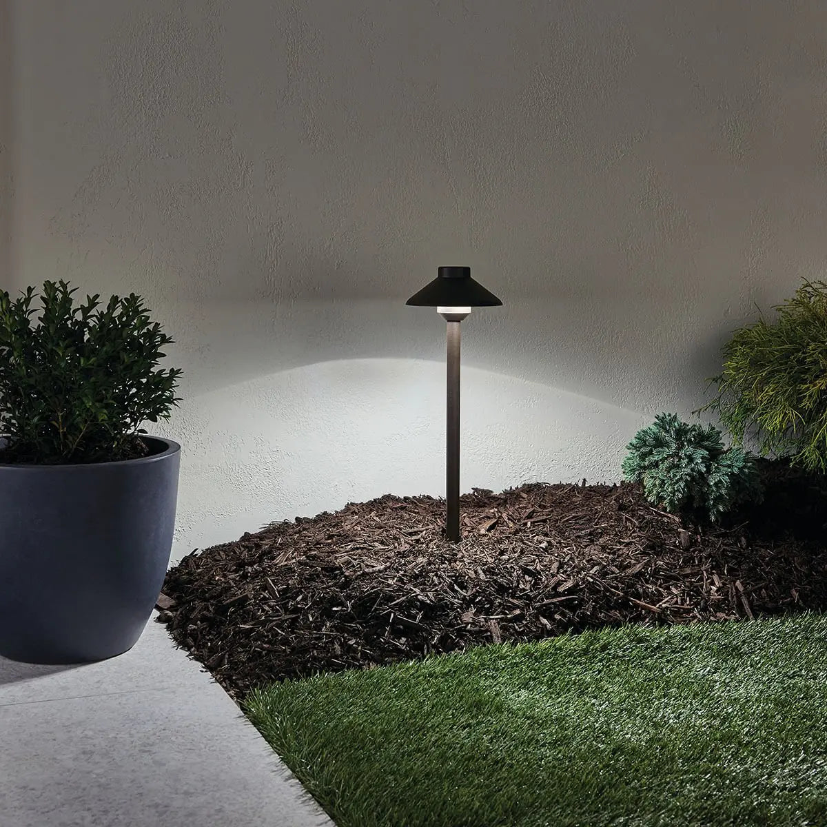 Stepped Dome Landscape LED Path Light